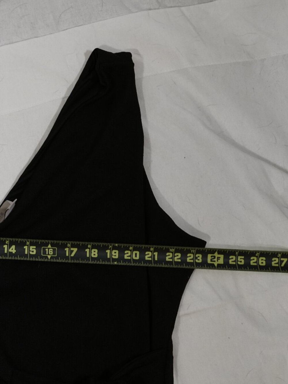 H&M XXL Black Sleeveless Draped Tie Front Midi Dress Plus Size - Picture 5 of 6